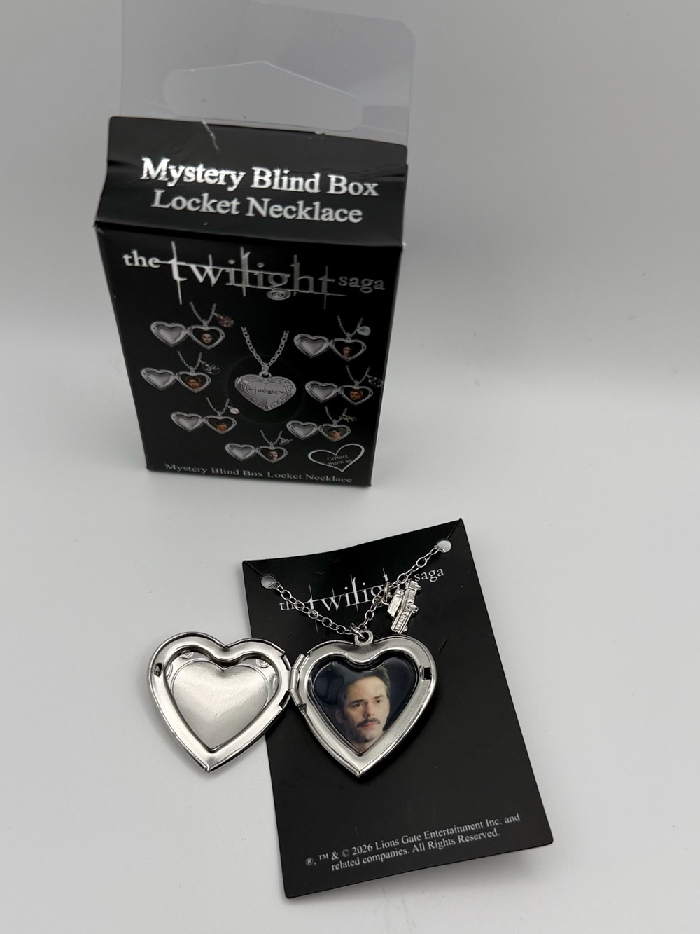 Twilight Saga Mystery Blind Box Locket Necklace Charlie Swan